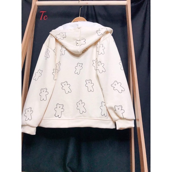 Áo khoác nỉ gấu TC6