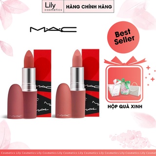 Son mac powder kiss lipstick 3g bản limited full szie-hàng siêu hot 2021