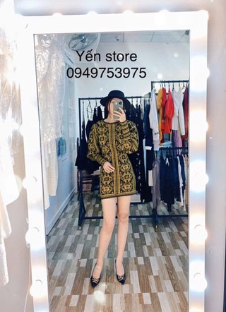 Đầm thổ cẩm zara