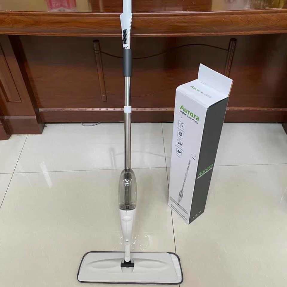 Chổi lau nhà Cây lau nhà tự vắt thông minh phun sương Aurora nhập khẩu ECOZY xoay 360 độ