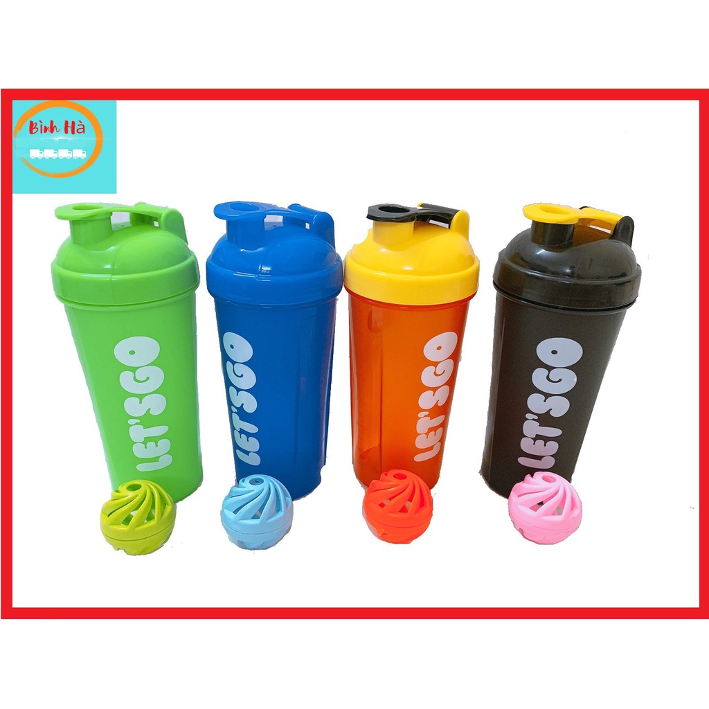 Bình Lắc Tập Gym Cao Cấp Song Long 2856 - 700ML Tặng Kèm Bóng Lắc