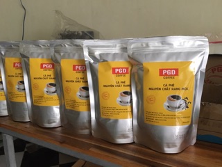 1kg cà phê nguyên chất rang mộc (100% robusta & arabica)