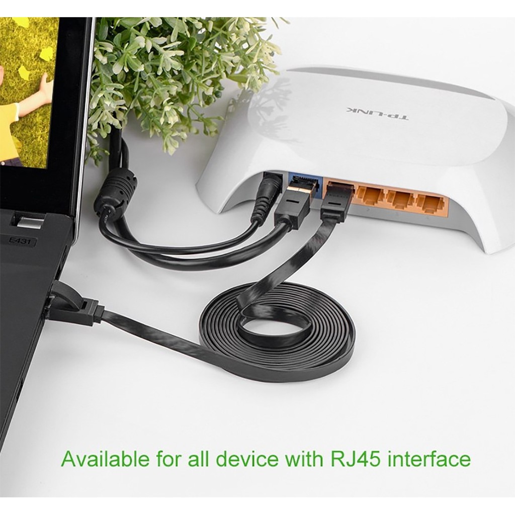 Dây Cáp Mạng Đúc Sẵn Cat6 UTP 1000Mbps Ugreen NW104 Chính Hãng