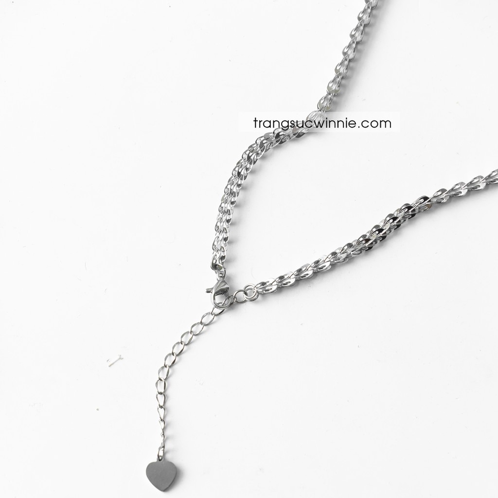 Dây chuyền nữ titan đuôi phụng Phoenix B