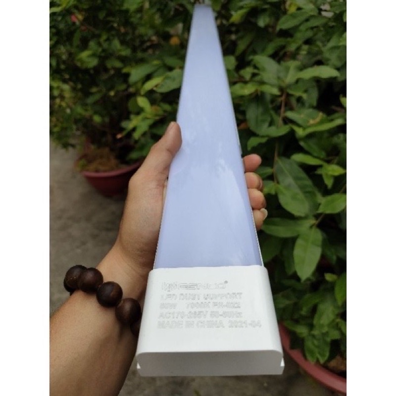 Đèn Led Bán Nguyệt đầu vuông 1m2 Mica Nhôm Ánh sáng Trắng 7000K Siêu Sáng