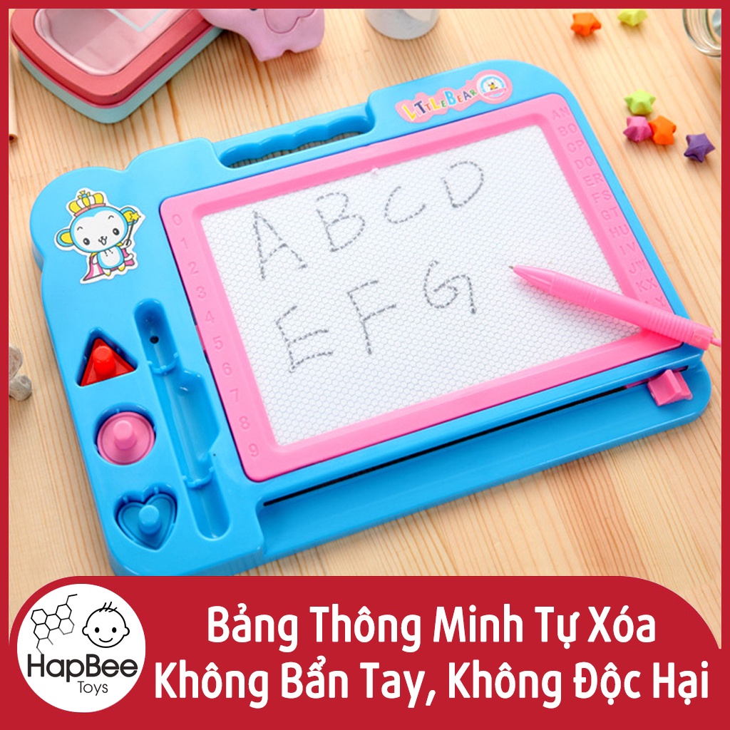 Bảng thông minh tự xóa, không bẩn tay, không độc hại, cho bé thỏa sức sáng tạo