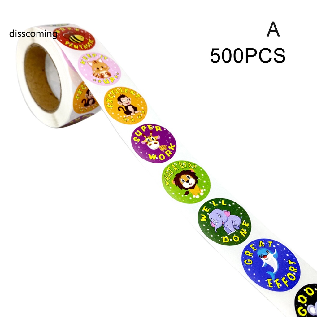 Bộ 500 miếng dán trang trí hình động vật dễ thương chống thấm nước