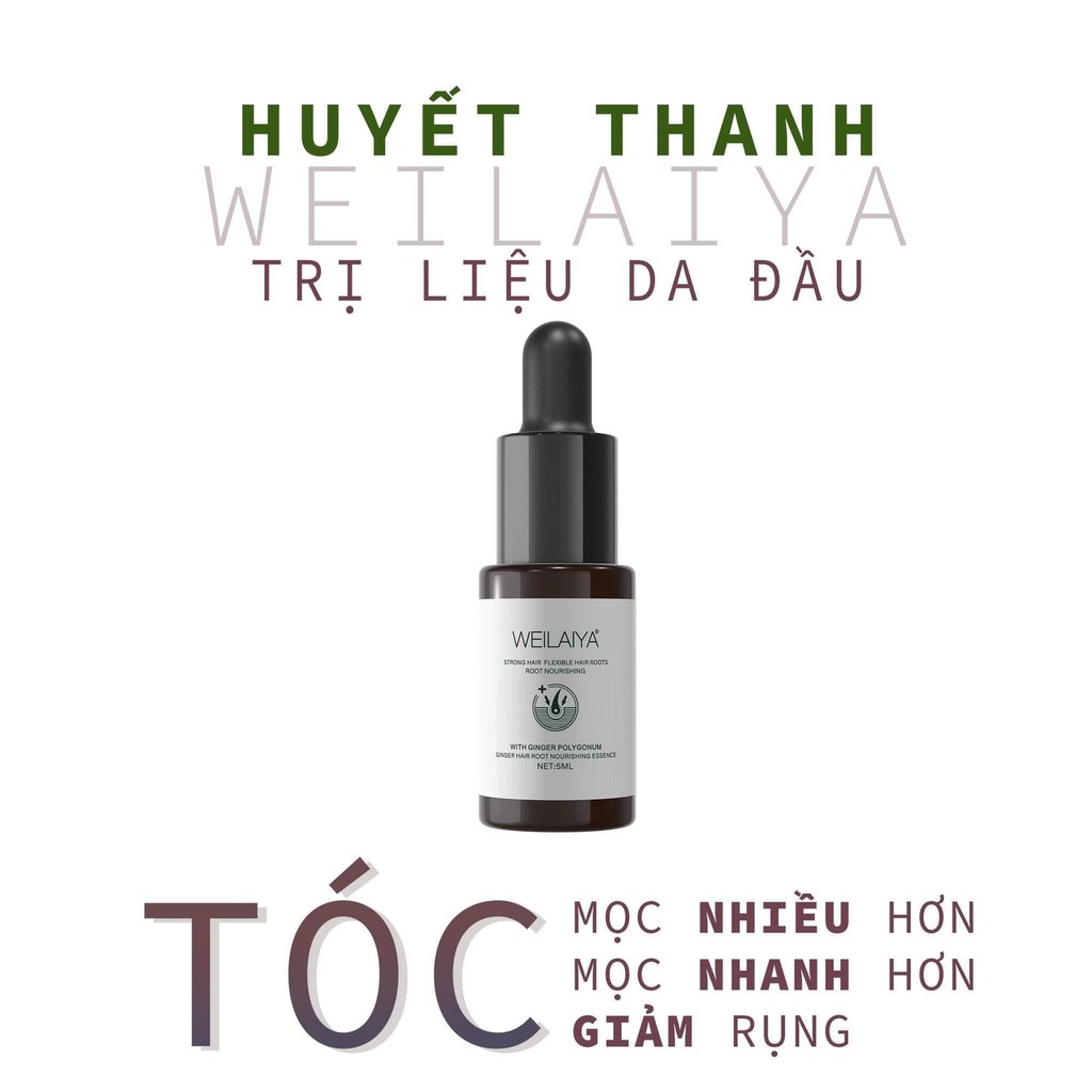 Huyết thanh mọc tóc Weilaiya, Kích mọc tóc, chống rụng tóc, dùng tốt cho mẹ bầu, 100% hàng chính hãng