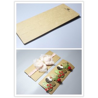 Combo 10 Thẻ bìa cứng kèm túi kiếng đựng kẹp băng đô PK032