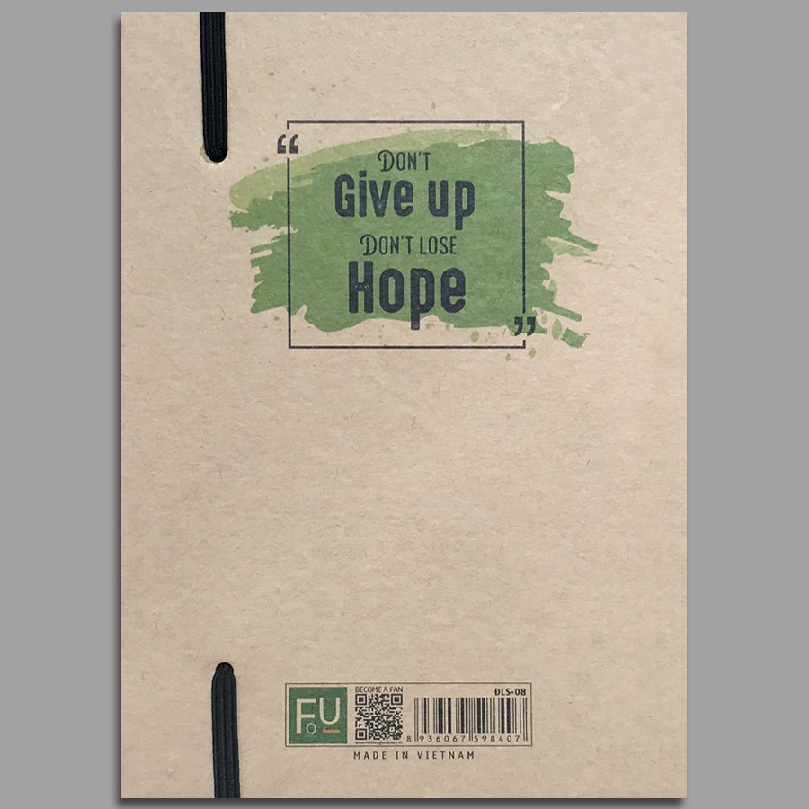 Sổ - Notebook: Never give in and never give up