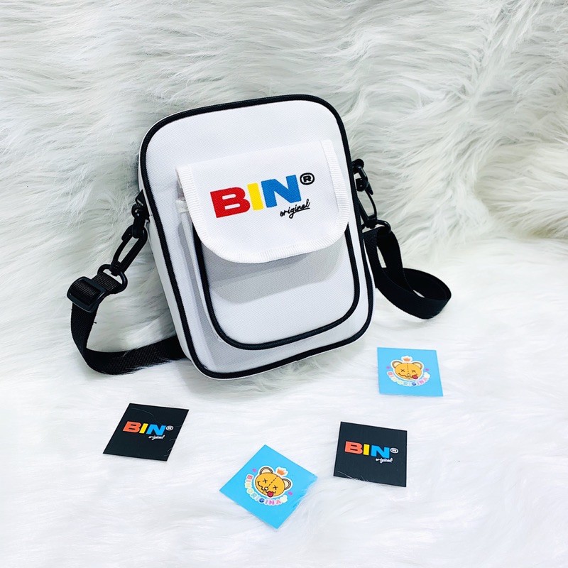 TÚI ĐEO CHÉO SS4 TRẮNG CHÍNH HÃNG SHOP BIN ORIGINAL | BigBuy360 - bigbuy360.vn