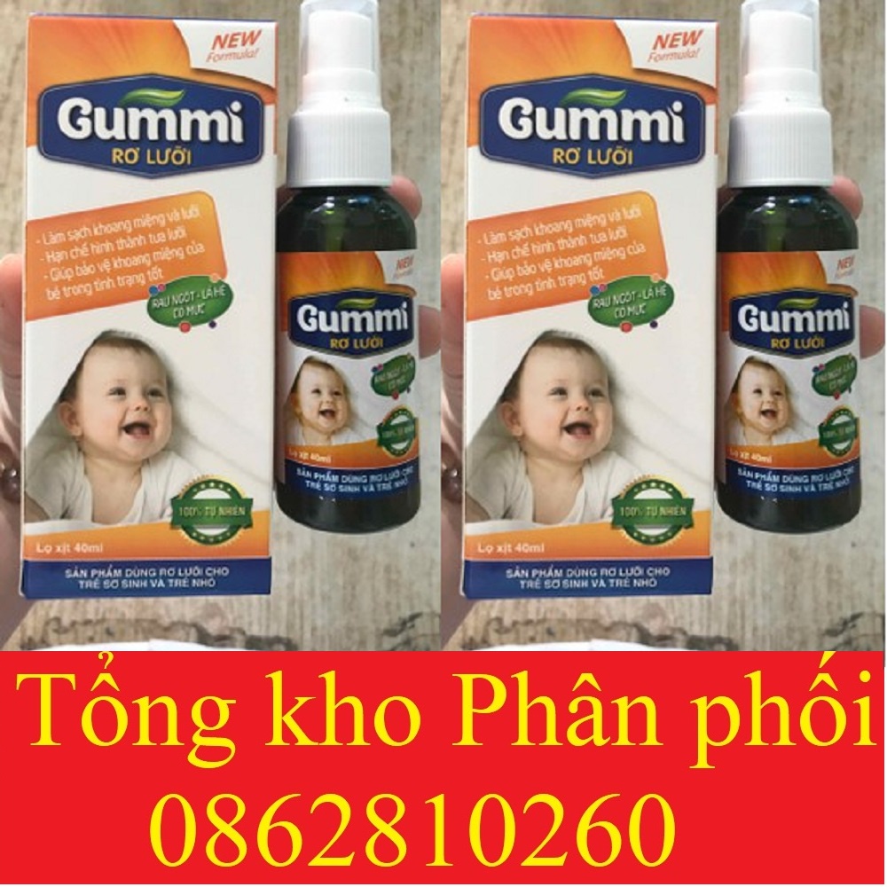 GUMMI dung dịch rơ lưỡi baby⚡️AN TOÀN CHO TRẺ SƠ SINH VÀ TRẺ NHỎ⚡️chiết xuất thảo dược làm sạch,phòng ngừa nấm