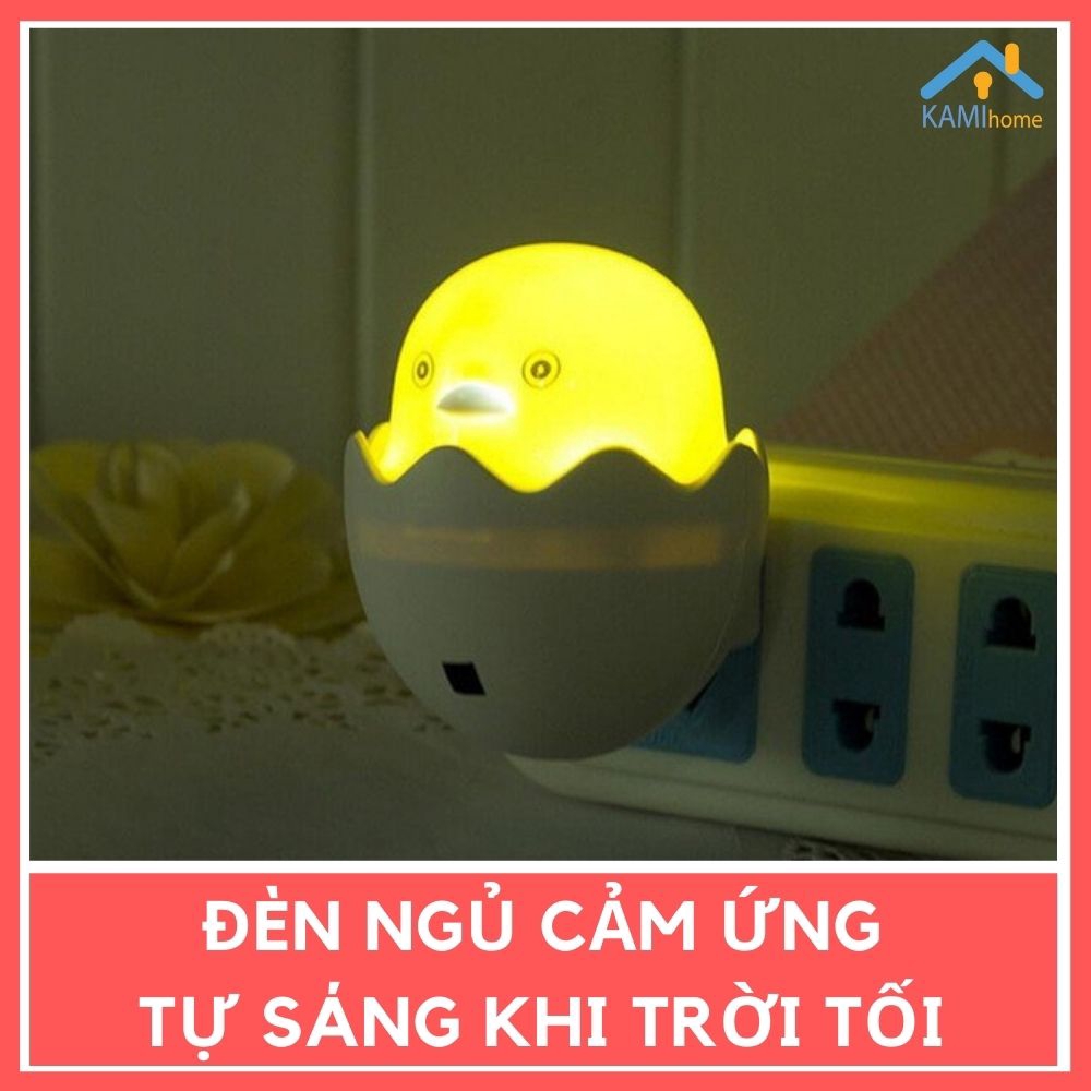 Đèn ngủ cảm ứng tự Sáng trời Tối hình Trứng 50005a