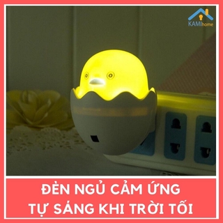 Đèn ngủ cảm ứng tự Sáng trời Tối hình Trứng 50005a