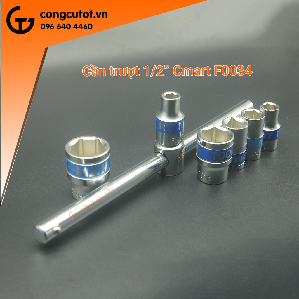 Cần trượt 1/2&quot; 250mm/10&quot; C-MART F0034-10