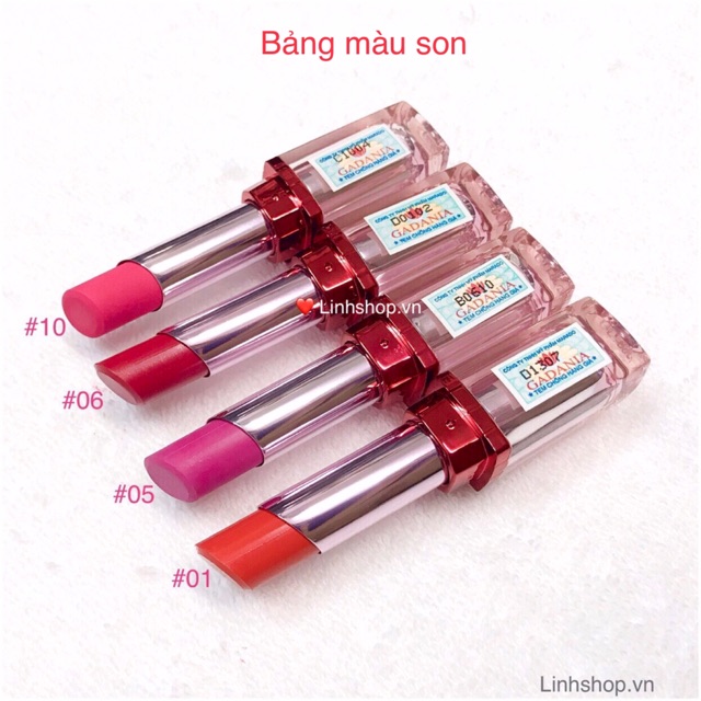 [Xịn sò] Bộ trang điểm &quot;sương sương&quot; 8 món Gadania Nhật chính hãng