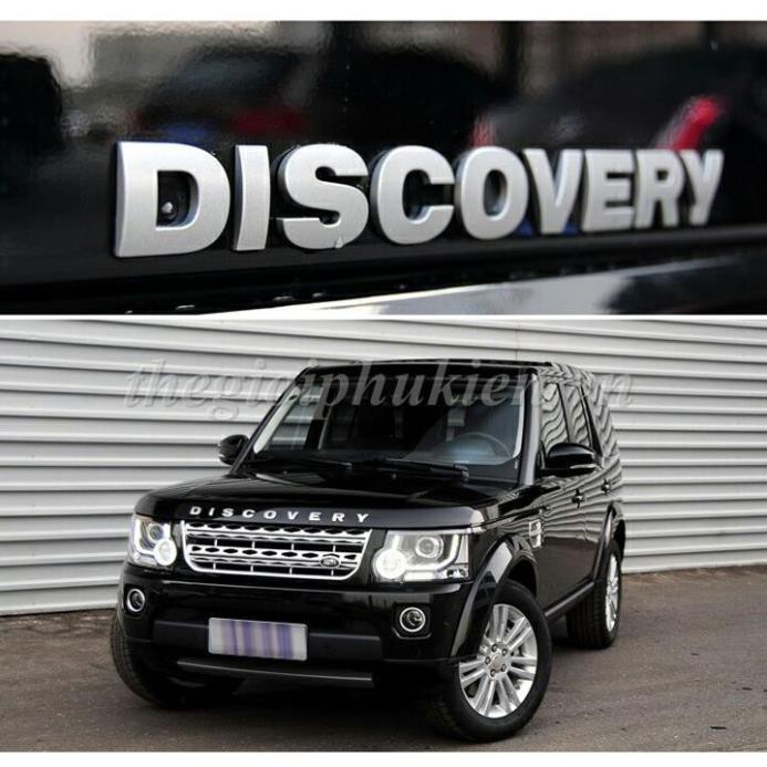 Logo chữ DISCOVERY 3D nổi dán trang trí Ô tô( hàng chất )