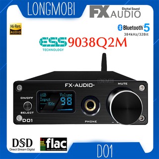 Fx Audio D01 Đầu Giải Mã Âm Thanh Dsd512 PCM 768kHz 32Bit Model Mới