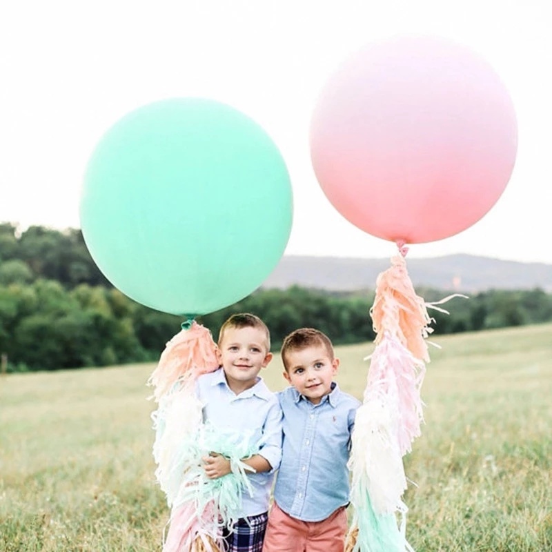 Bong Bóng Cao Su 18 Inch Màu Sắc Kẹo Ngọt Trang Trí Tiệc Sinh Nhật Đám Cưới Giáng Sinh