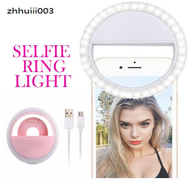 Vòng Đèn Led Chụp Ảnh 3 Bóng 36 Bóng Có Thể Sạc Lại Tiện Dụng