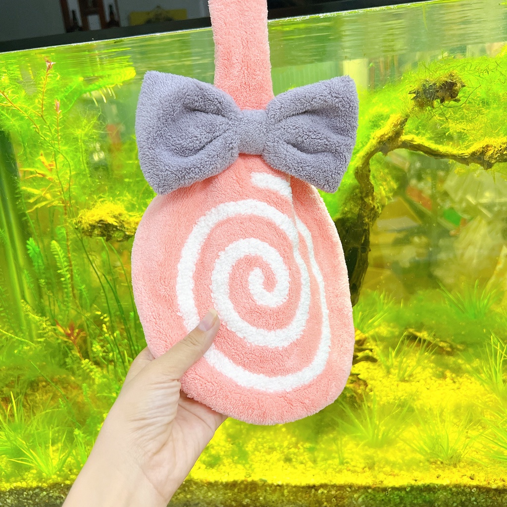 Khăn Lau Tay Nhà Bếp Hình Đáng Yêu  Vải Mềm Mại Thấm Nước Cực Tốt