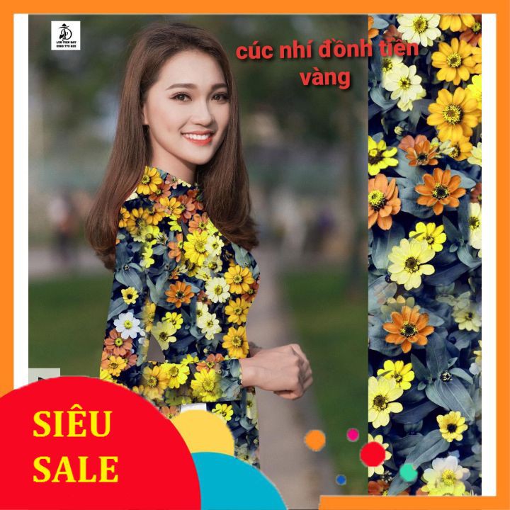 Áo dài truyền thống in 3D trẻ, đẹp - [ Ảnh Thật Shop Tự Chụp]