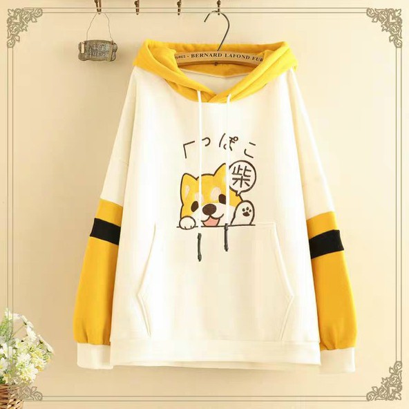 ÁO HOODIE in chú chó SHIBA | BigBuy360 - bigbuy360.vn