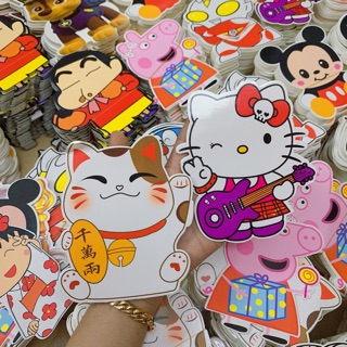 Combo 100 bao lì xì hoạt hình 2020 đủ mẫu