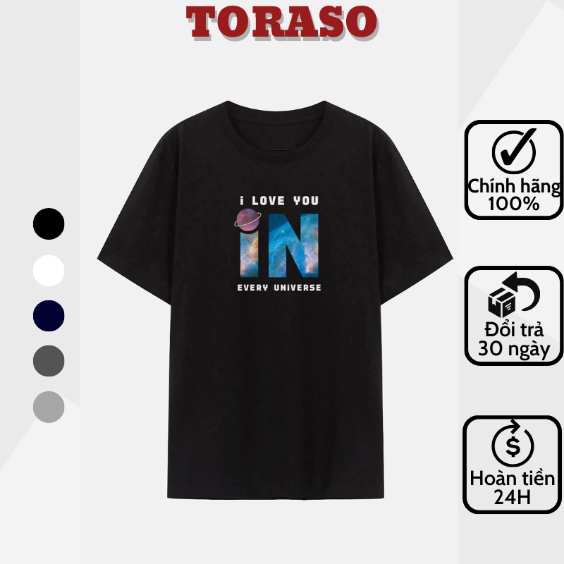 Áo Thun Marvel Dr Strange Tay Ngắn Unisex | Áo Phông Local Brand In Hình "I Love You In Every Universe" CM07 | TORASO