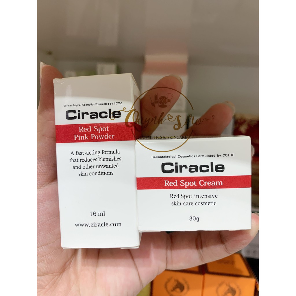 DUNG DỊCH CHẤM MỤN CIRACLE RED SPOT PINK POWDER 16GR