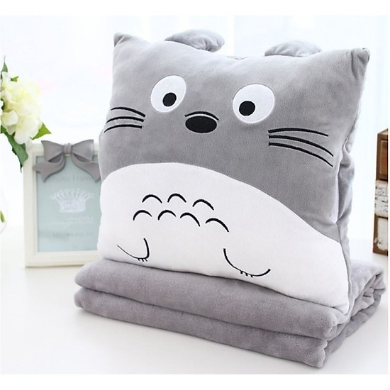 BỘ CHĂN GỐI VĂN PHÒNG TOTORO LOẠI 1 (GỐI MỀM CHĂN MỊN)