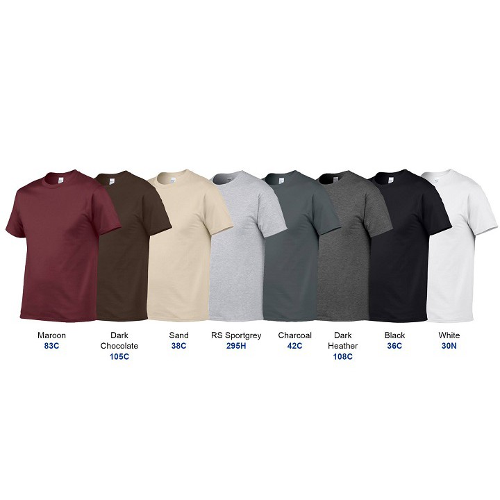 Áo Thun Trơn Gildan 100% Cotton (8 màu)