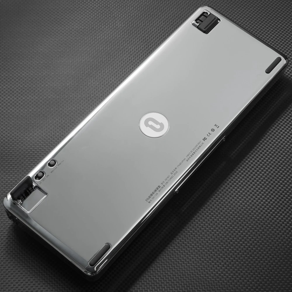 Bàn phím cơ Bluetooth Lofree trong suốt 1% Ice