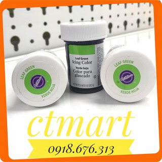 [Xả kho 3 ngày] Màu xanh lá LEAF GREEN - Màu thực phẩm Wilton, màu wilton