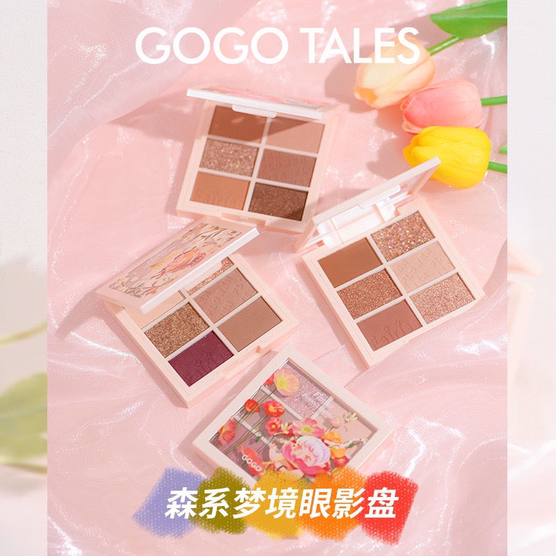 Bảng Phấn Mắt GOGO TALES 2022 Màu Đất Phong Cách Độc Đáo