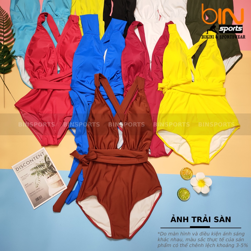 Bộ Bơi Nữ 1 Mảnh Nhiều Màu Freesize Bin Sports BHV060