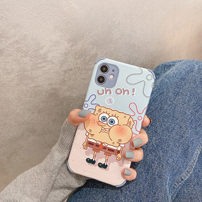 ốp lưng điện thoại di động OPPO SpongeBob a3 / a5 / a11x / a9 / a8 Reno / 4se soft 5pro cartoon r1/ k7