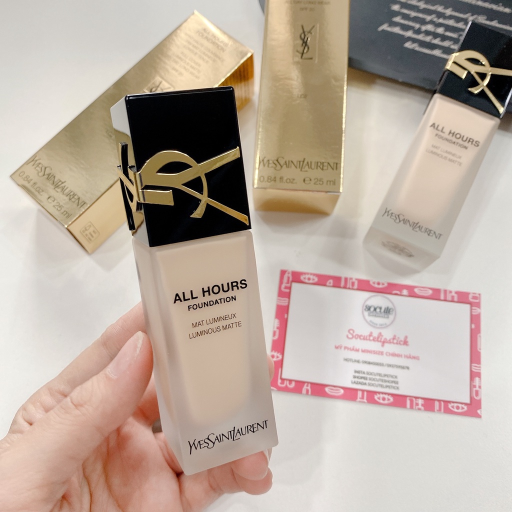 NEW 2022 - Kem Nền YSL All Hours Foundation Renovation LC2 Fullsize Fullbox