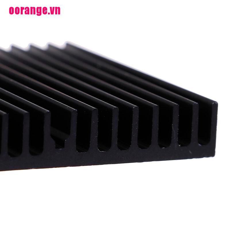 1 Bộ Tản Nhiệt Bằng Nhôm Màu Đen Kích Thước 60x60 X