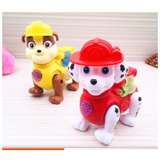 Đồ chơi chó cứu hộ chạy pin có đèn nhạc