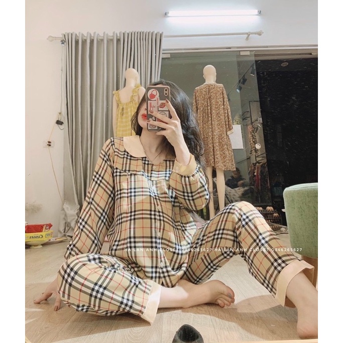 Pizama lụa mango bầu và sau sinh