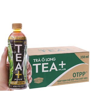 Thùng 24 chai Trà Olong Tea Plus 350ml
