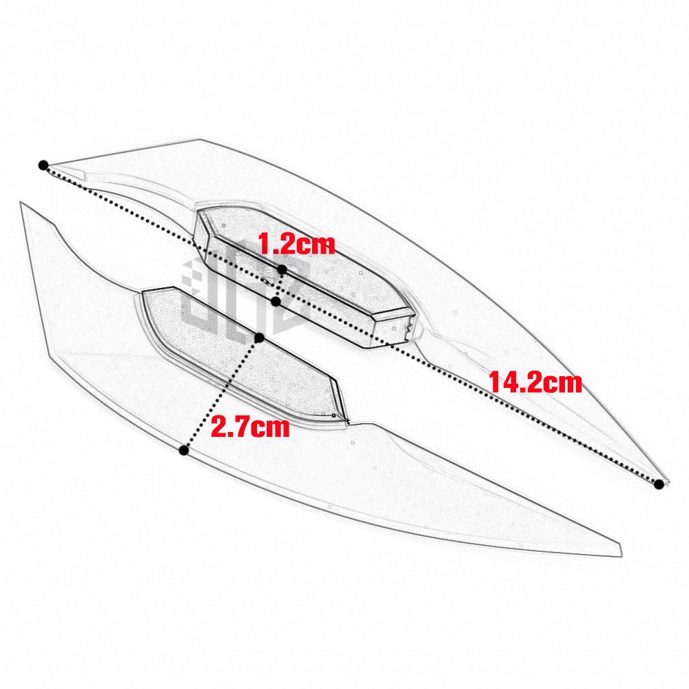 Cặp Cánh Gió Chống Trầy Bằng ABS Cho XMAX R15M NMAX Mxing ADV PCX VARIO160