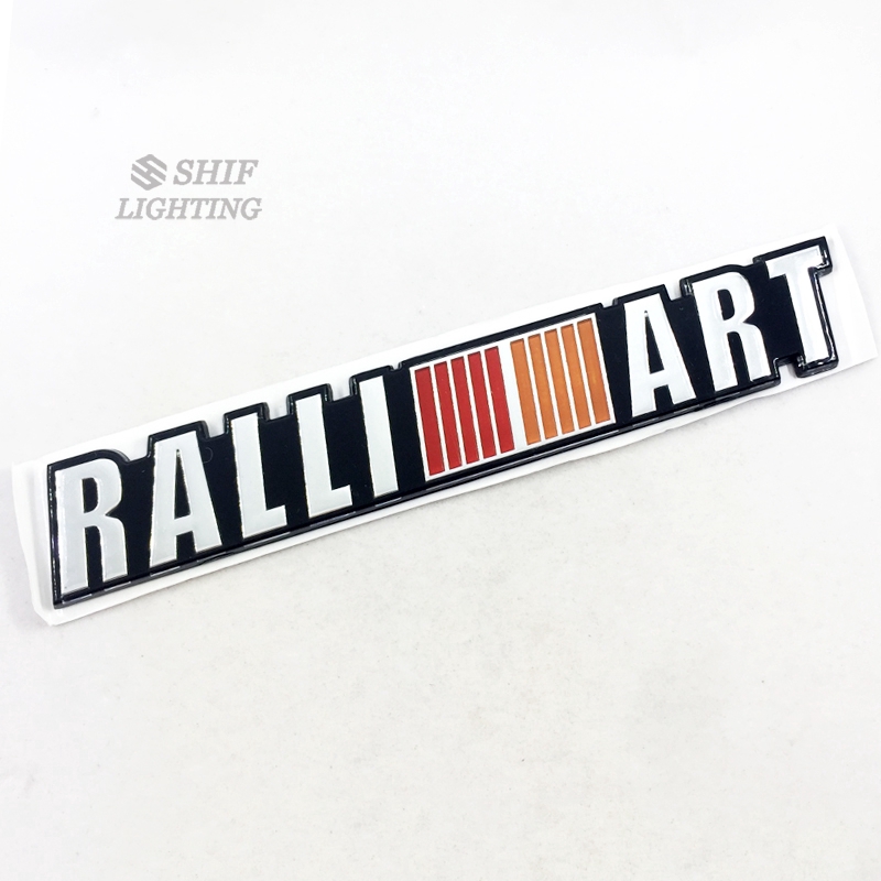 Hình dán logo RALLIART dùng trang trí xe hơi độc đáo