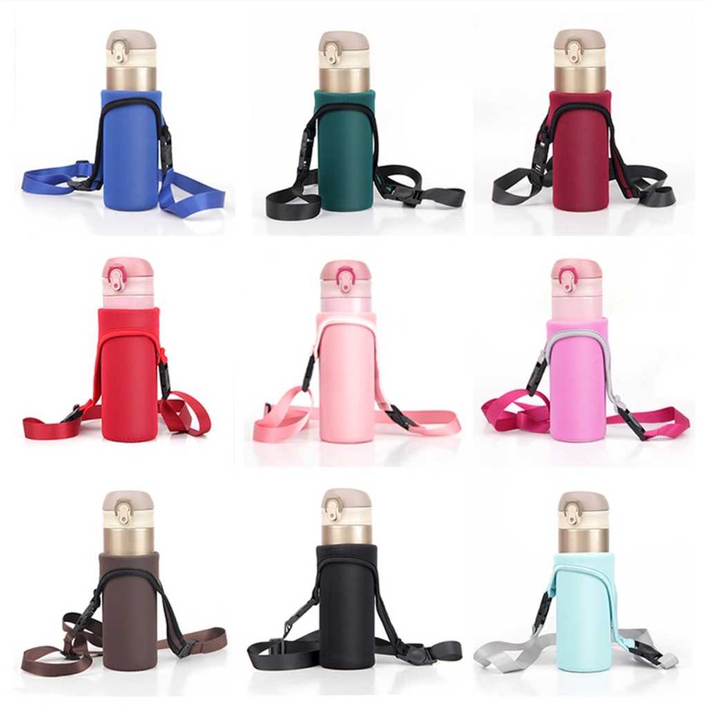 Túi đựng bình nước tiện lợi thích hợp 450ml - 550ml, túi đựng bình giữ nhiệt chính hãng K - housesmart