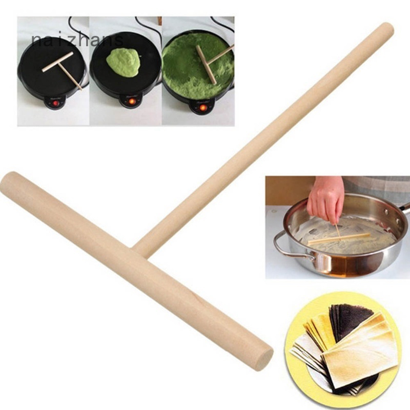 Dụng Cụ Làm Bánh Kếp Bằng Gỗ Tiện Dụng Cho Nhà Bếp