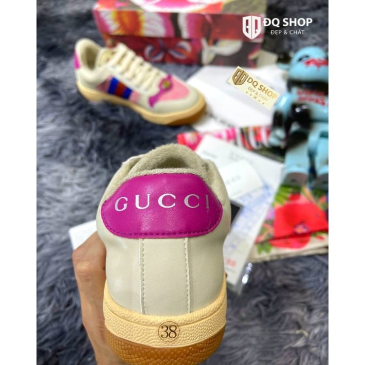 Giày 𝐆𝐮𝐜𝐜𝐢 𝐒ơ𝐧 𝐓ù𝐧𝐠 Hồng Bản Cao Cấp, Giày ST Hàng Cao Cấp Full Box | BigBuy360 - bigbuy360.vn