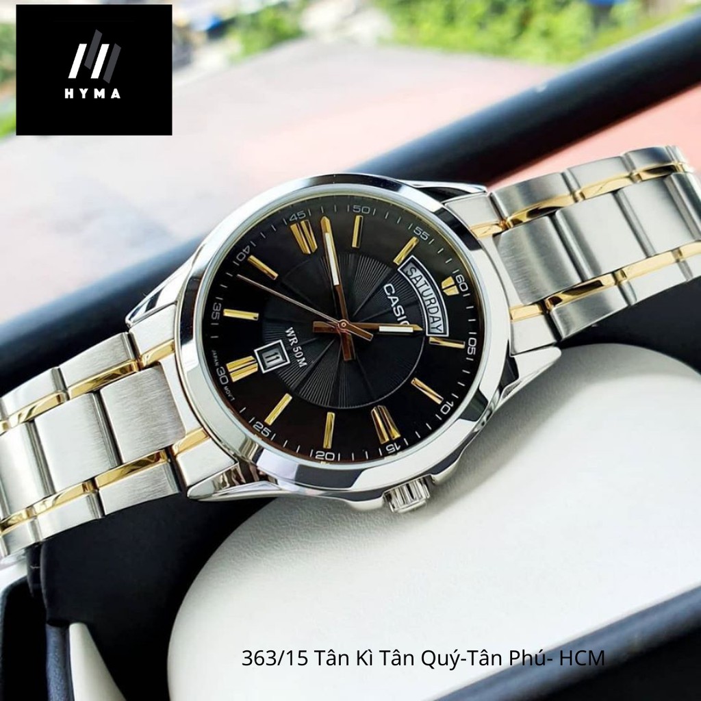 Đồng hồ Casio Nam chính hãng MTP-1381G Bảo hành 1 năm Hyma watch