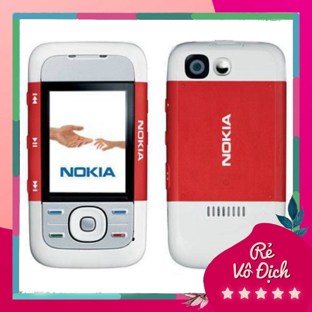 RẺ NHÂT THỊ TRUONG Điện Thoại Nokia 5300 Nắp Trượt Nghe Nhạc Hay Nhỏ Gọn Dễ Thương RẺ NHÂT THỊ TRUONG