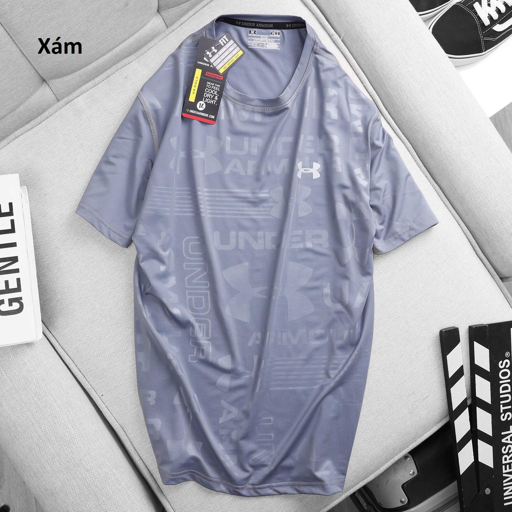 Áo thun nam thể thao cổ tròn thun lạnh, áo phông tay ngắn